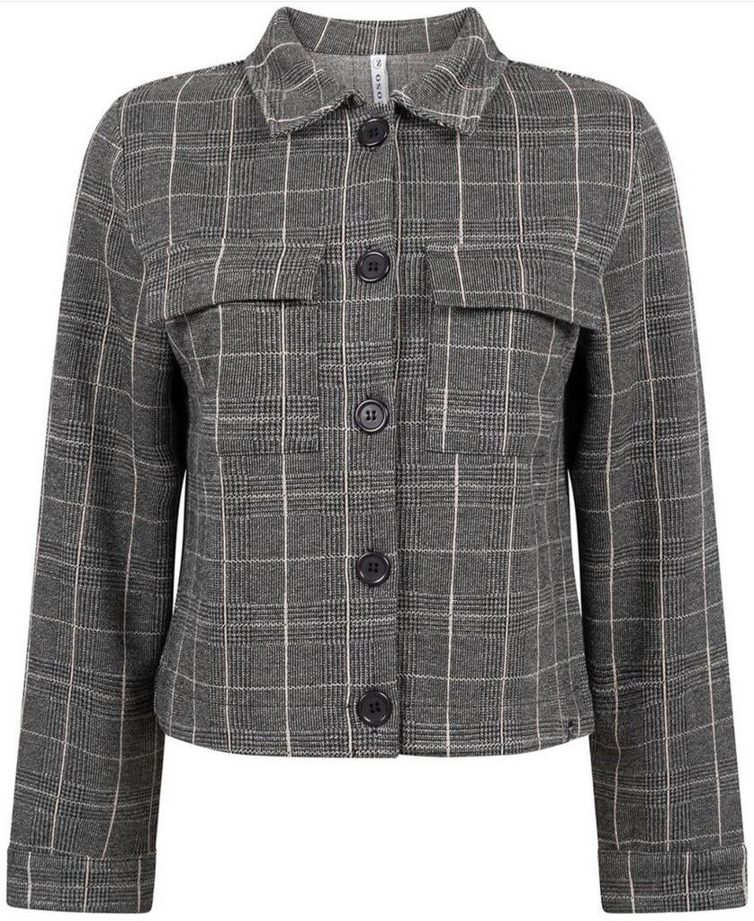 Zoso jasje 'Doutzen' antraciet met lurex draad, Maat 42/44 (L), Nieuw, Ophalen of Verzenden, Grijs