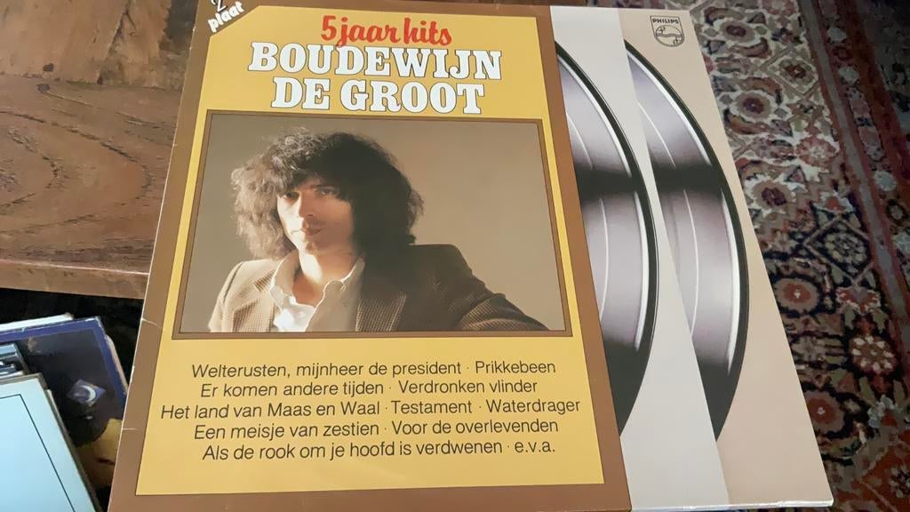Boudewijn de Groot. 5 jaar hits, Cd's en Dvd's, Ophalen of Verzenden, Zo goed als nieuw, 12 inch