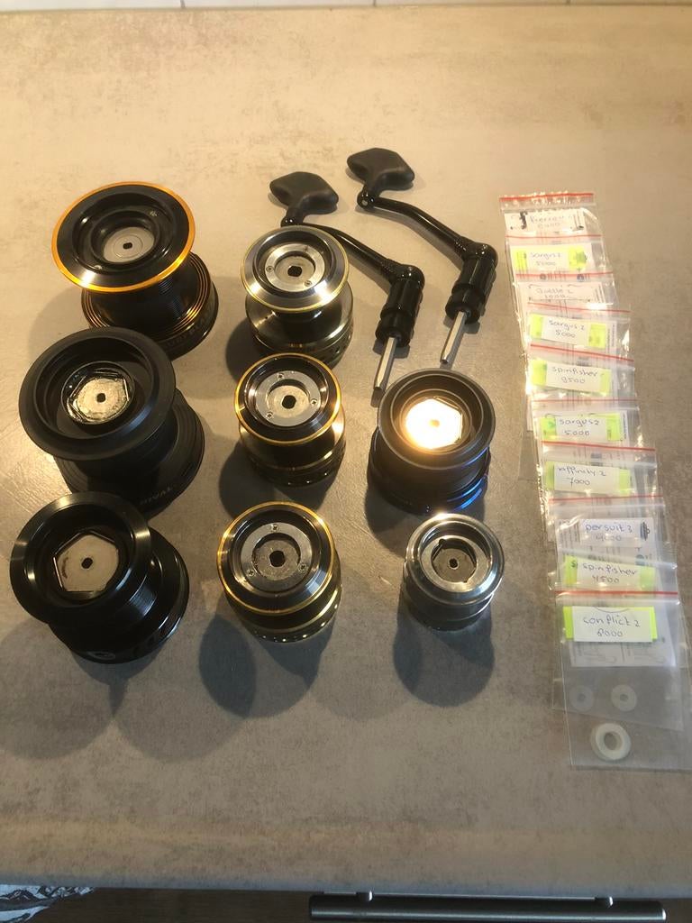 PENN,, spoelen ,, slingers ,, slipschijven,, alles PENN !!!, Ophalen of Verzenden, Nieuw, Molen