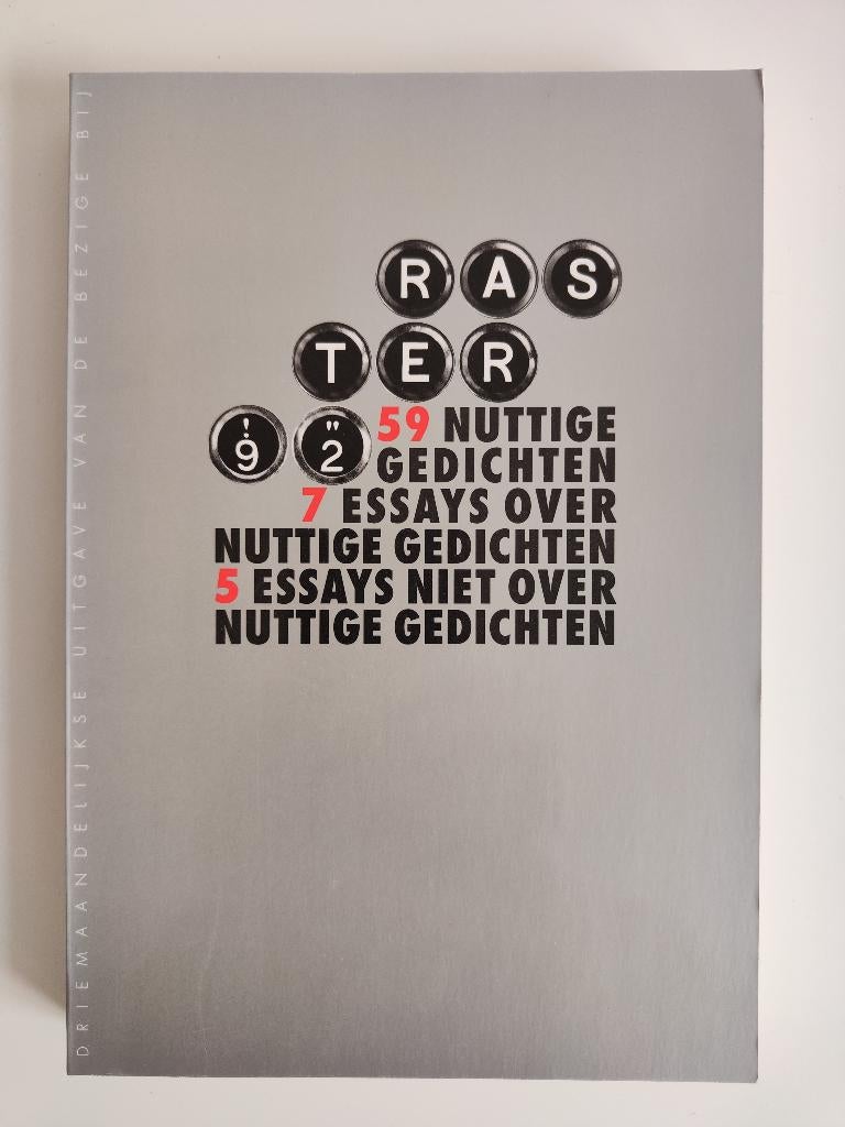 Raster 92 : Nuttige gedichten, Boeken, Diverse auteurs, Ophalen of Verzenden, Zo goed als nieuw, Nederland