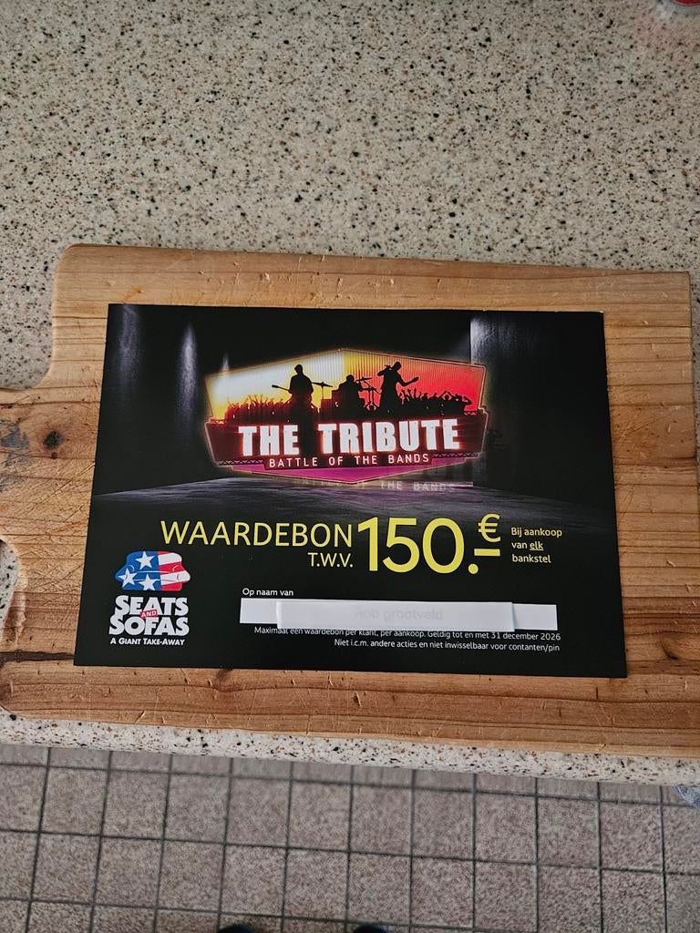 Cadeaubon Seats Sofa,s., Eén persoon, Cadeaubon