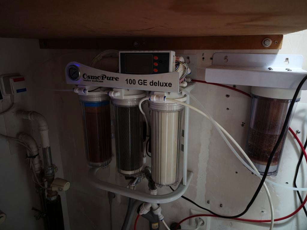 Osmopure 100GE Deluxe, Ophalen, Wandschouwkap