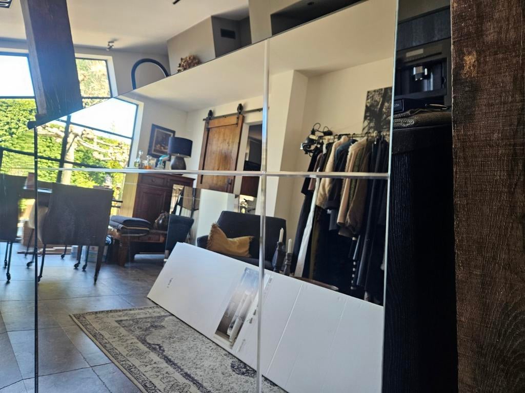 Grote Spiegel, Huis en Inrichting, Ophalen, Zo goed als nieuw, Rechthoekig