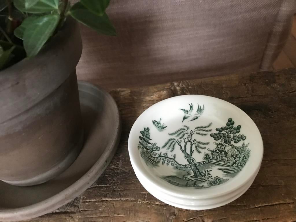 Petit-four bordjes, Ophalen of Verzenden, Zo goed als nieuw