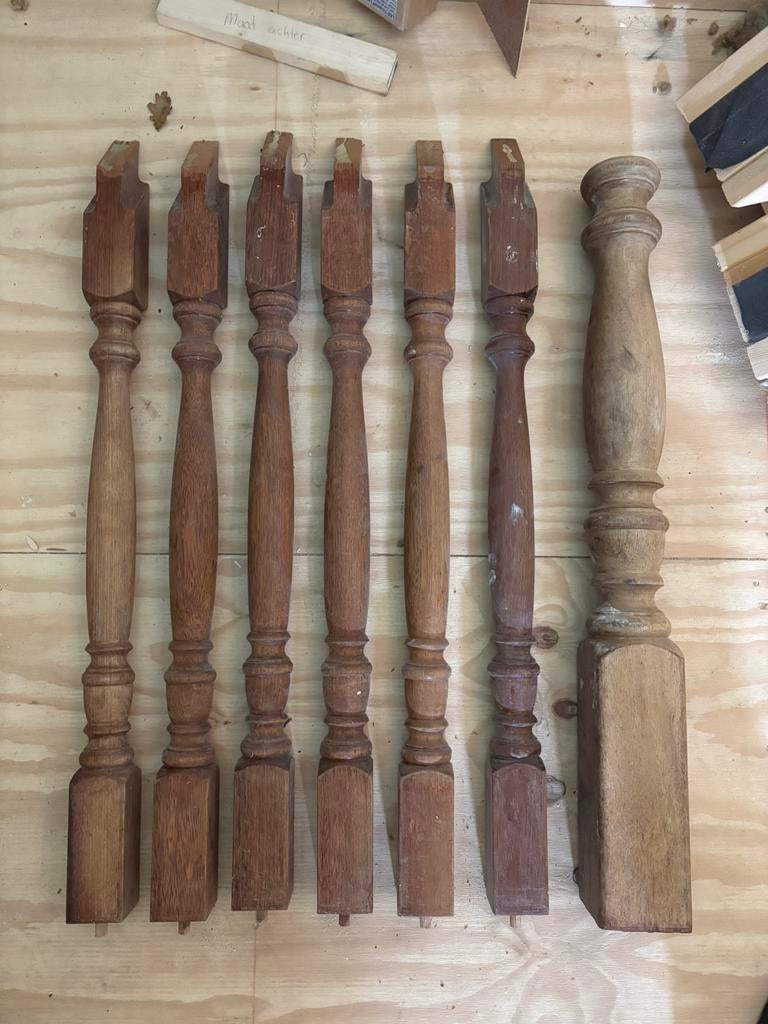 Staanders traphek / trapleuning, Ophalen, Zo goed als nieuw, Minder dan 2 meter