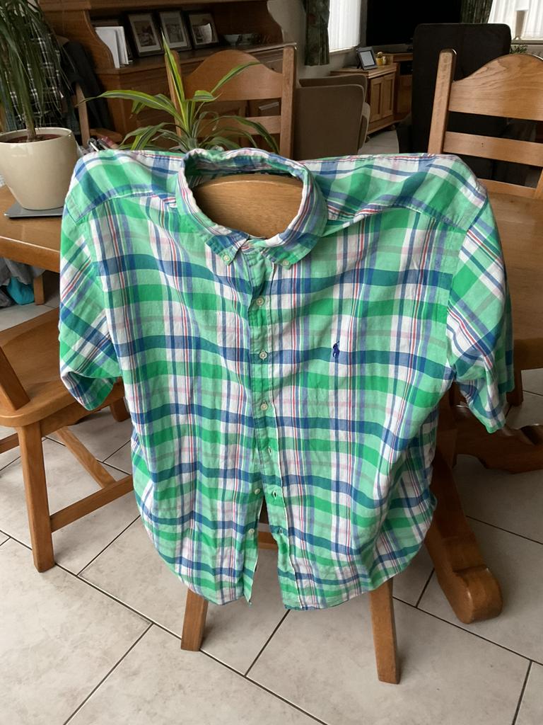 Vier overhemden met korte mouwen van Ralph Lauren., Ophalen of Verzenden, Zo goed als nieuw