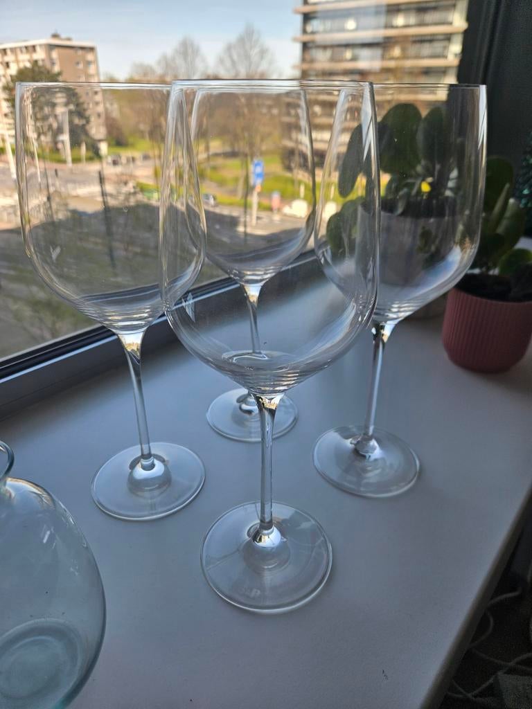 Salt & Pepper wijnglazen - Set van 4, Huis en Inrichting, Ophalen, Glas of Glazen, Effen, Glas