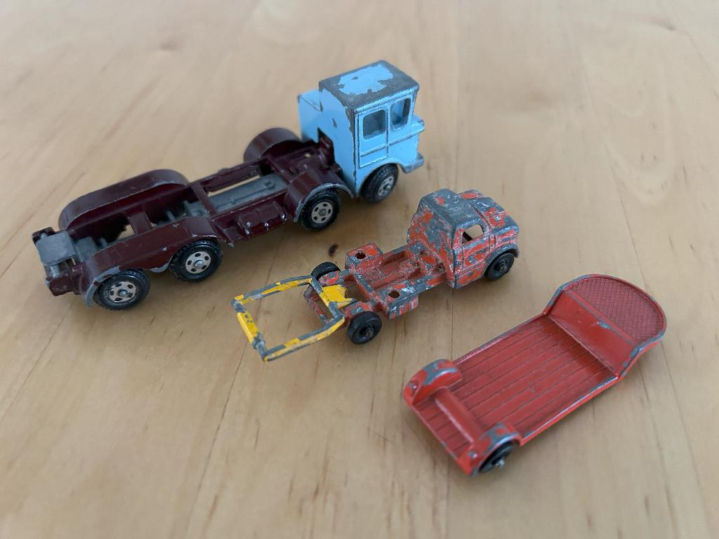 Lone Star: Impy truck + Tuf-Tots truck & aanhanger, Hobby en Vrije tijd, Modelauto's | Overige schalen, Ophalen of Verzenden, Gebruikt