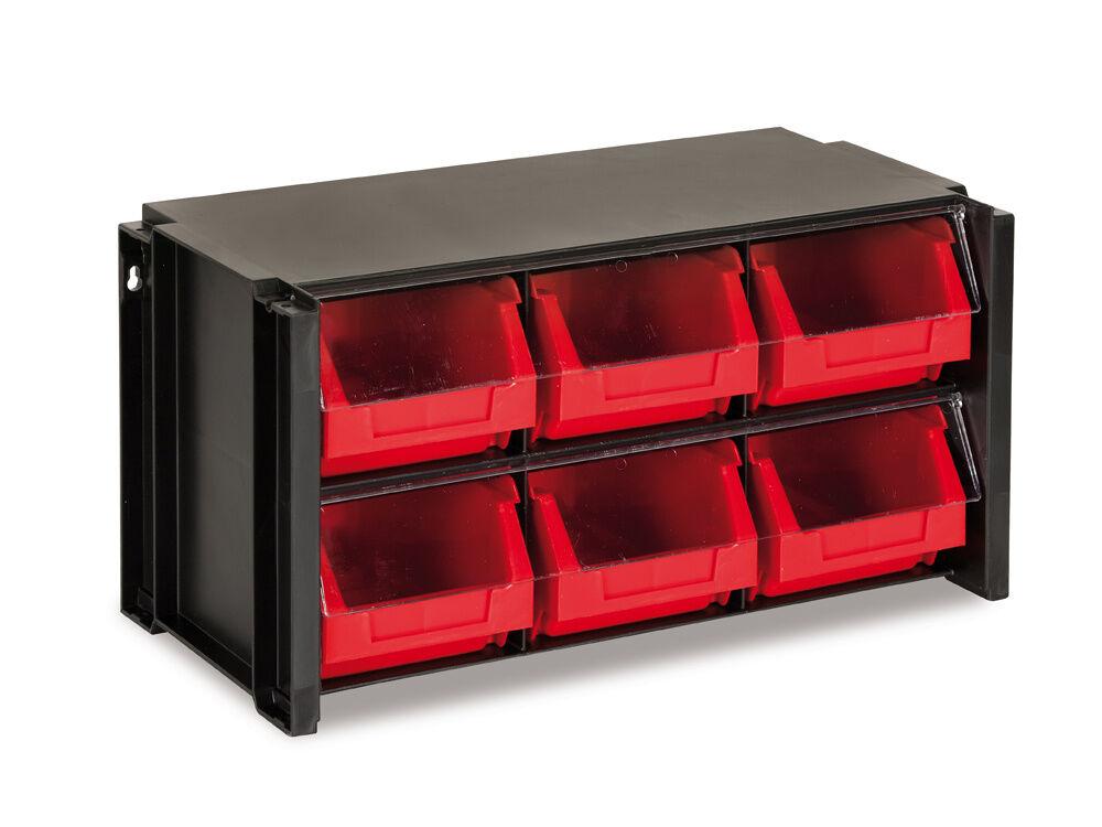 Tayg 306006 Stapelbare Wandkast met Klep - 6 Bakken, Niet ingevuld, Niet ingevuld, Niet ingevuld