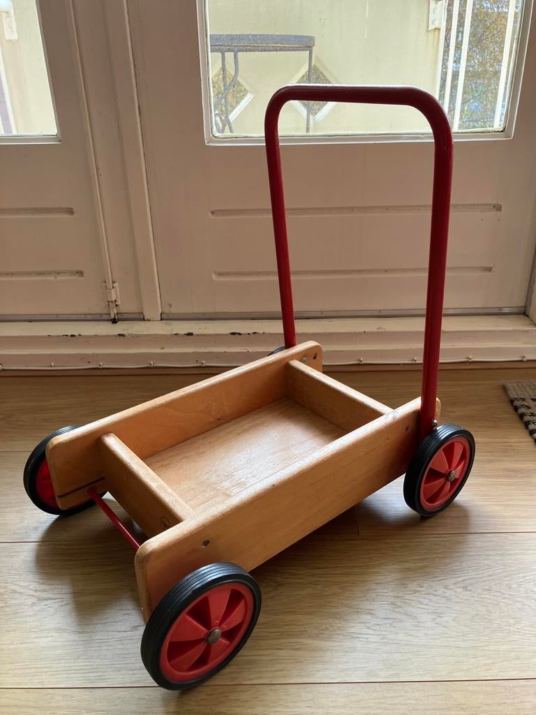 Loop / duwkar met verstelbare beugel, Kinderen en Baby's, Ophalen of Verzenden, Gebruikt, Duw- of Trekspeelgoed