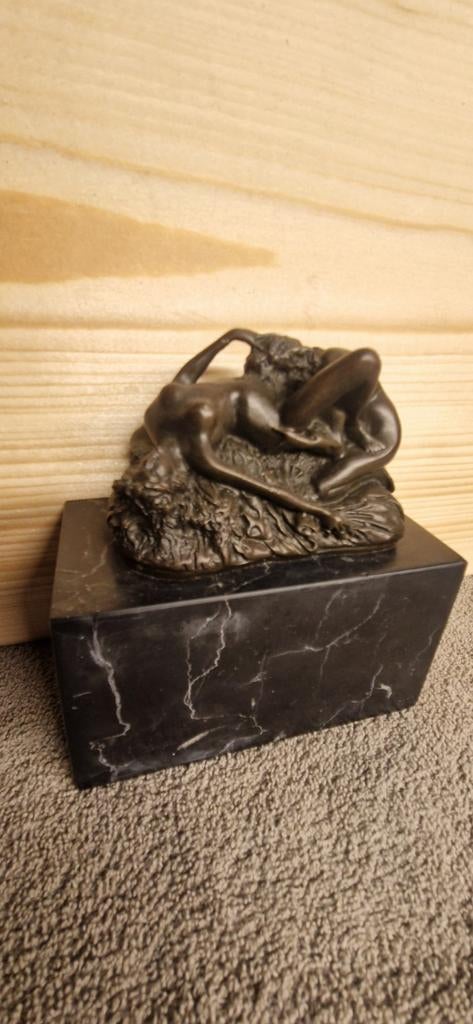 Bergman bronzen beeld., Antiek en Kunst, Antiek | Koper en Brons, Ophalen of Verzenden, Brons