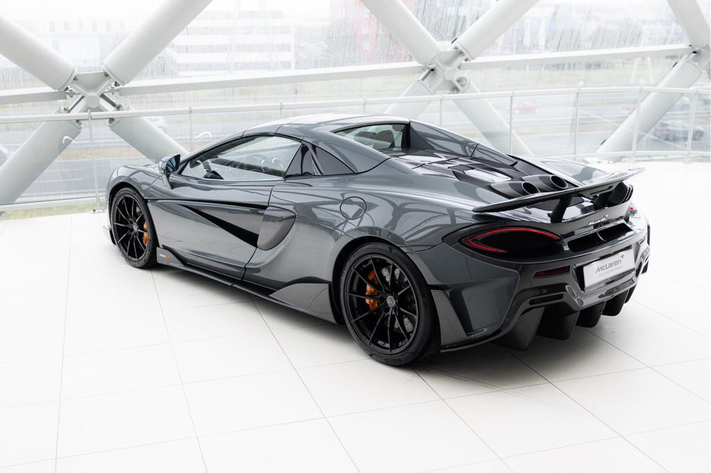 McLaren 600LT Spider 3.8 V8 | Senna Seats | Chicane Grey | N, Auto's, McLaren, Automaat, Achterwielaandrijving, Gebruikt, Cabriolet