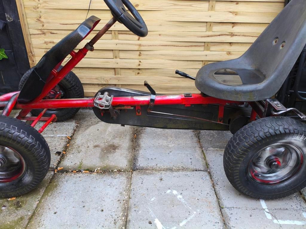 Berg skelter met aanhangwagen 2 zits, Kinderen en Baby's, Speelgoed | Buiten | Skelters, Ophalen, Gebruikt, Berg, Duozit