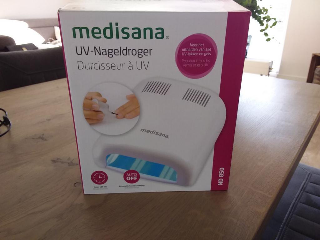 Medisana UV Nageldroger, Witgoed en Apparatuur, Persoonlijke-verzorgingsapparatuur, Ophalen of Verzenden, Zo goed als nieuw