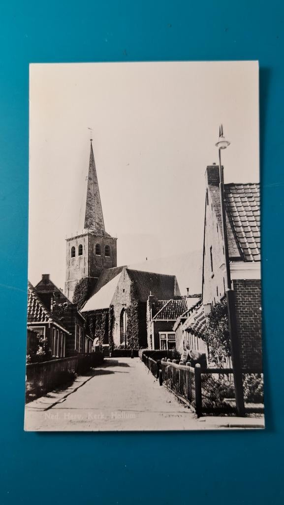 Hallum kerk, Ophalen of Verzenden, 1960 tot 1980, Ongelopen, Friesland