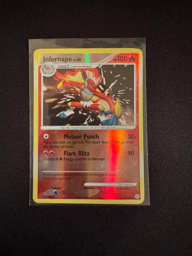 Infernape Pokemon Kaart - Mint Conditie, Ophalen of Verzenden, Nieuw, Losse kaart