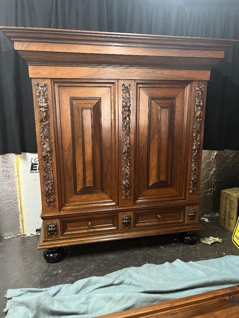 kast kabinet Drents Drentse kussenkast antiek, Antiek en Kunst, Antiek | Meubels | Kasten, Ophalen