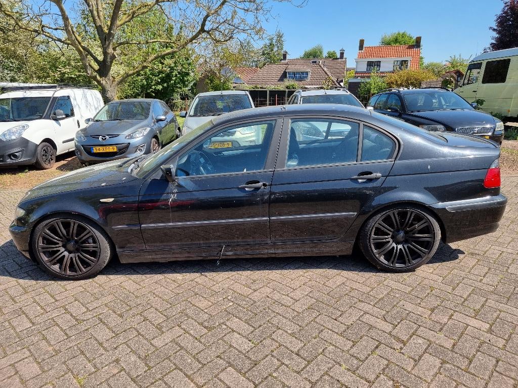 Achterportier BMW E46 sedan , zwart metallic, Ophalen, Gebruikt, BMW, Deur