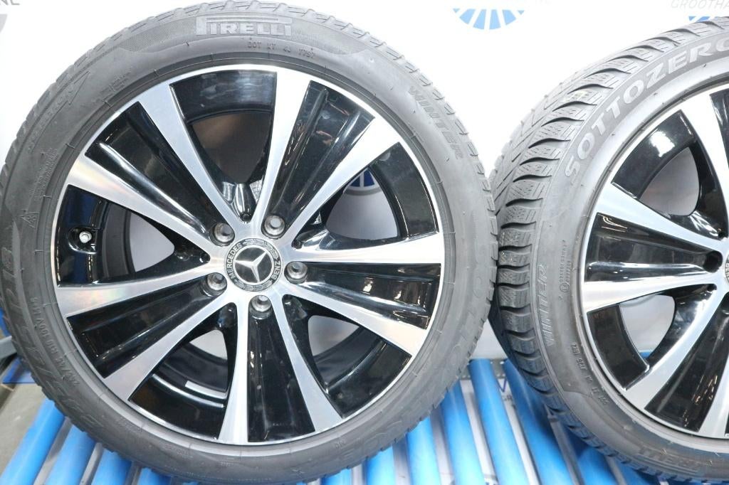 Mercedes E-klasse velgen 18 inch W213 S213 + winterbanden, 18 inch, Banden en Velgen, Nvt, Personenwagen