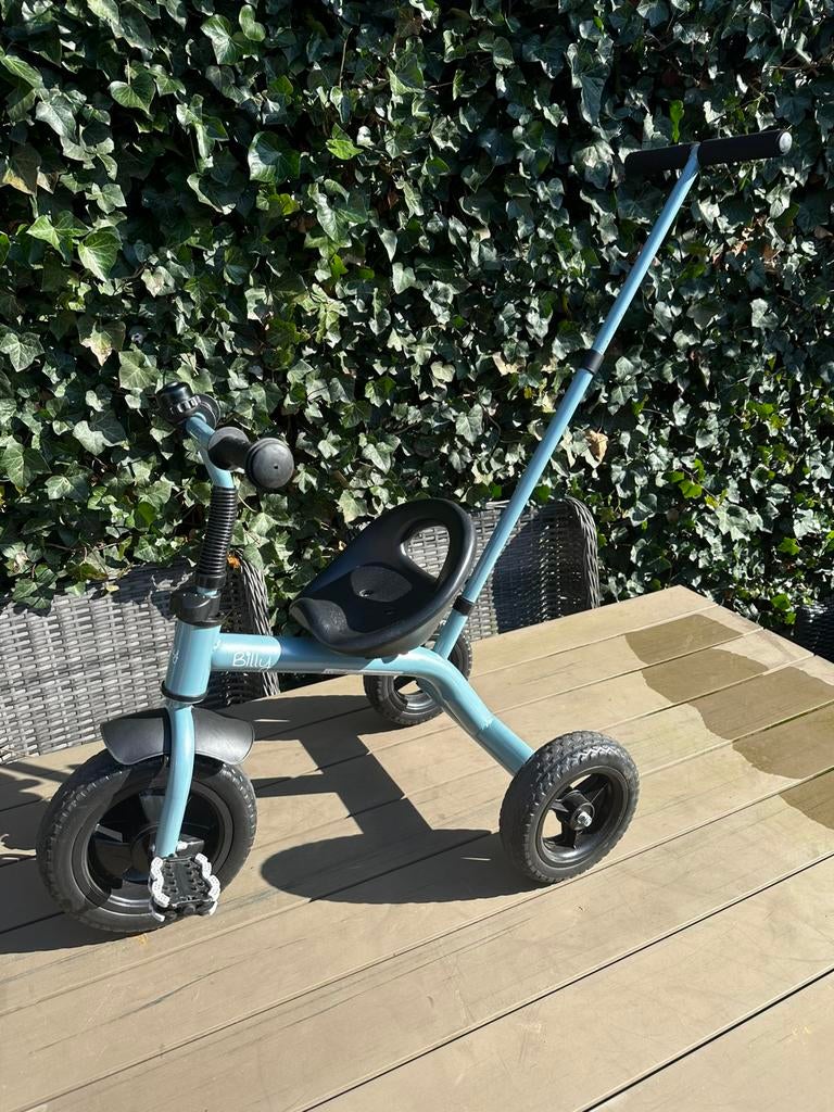 Billy driewieler met duwstang, Ophalen, Zo goed als nieuw, Verstelbare zitting