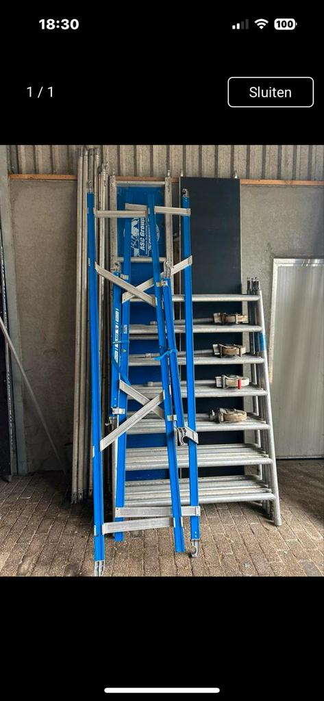 ASC Rolsteiger - Compleet, Ophalen of Verzenden, Gebruikt, Rolsteiger of Kamersteiger, 5 meter of hoger