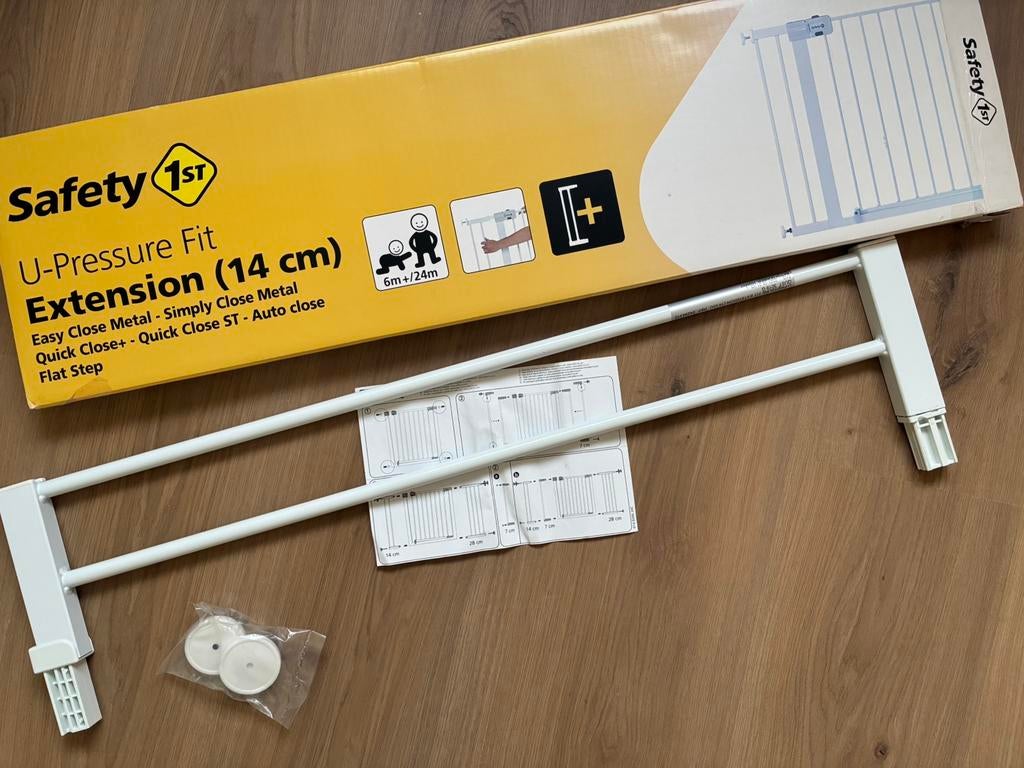 Safety 1st - verlengstuk 14cm, Ophalen of Verzenden, Zo goed als nieuw, Klemhekje, Metaal of IJzer