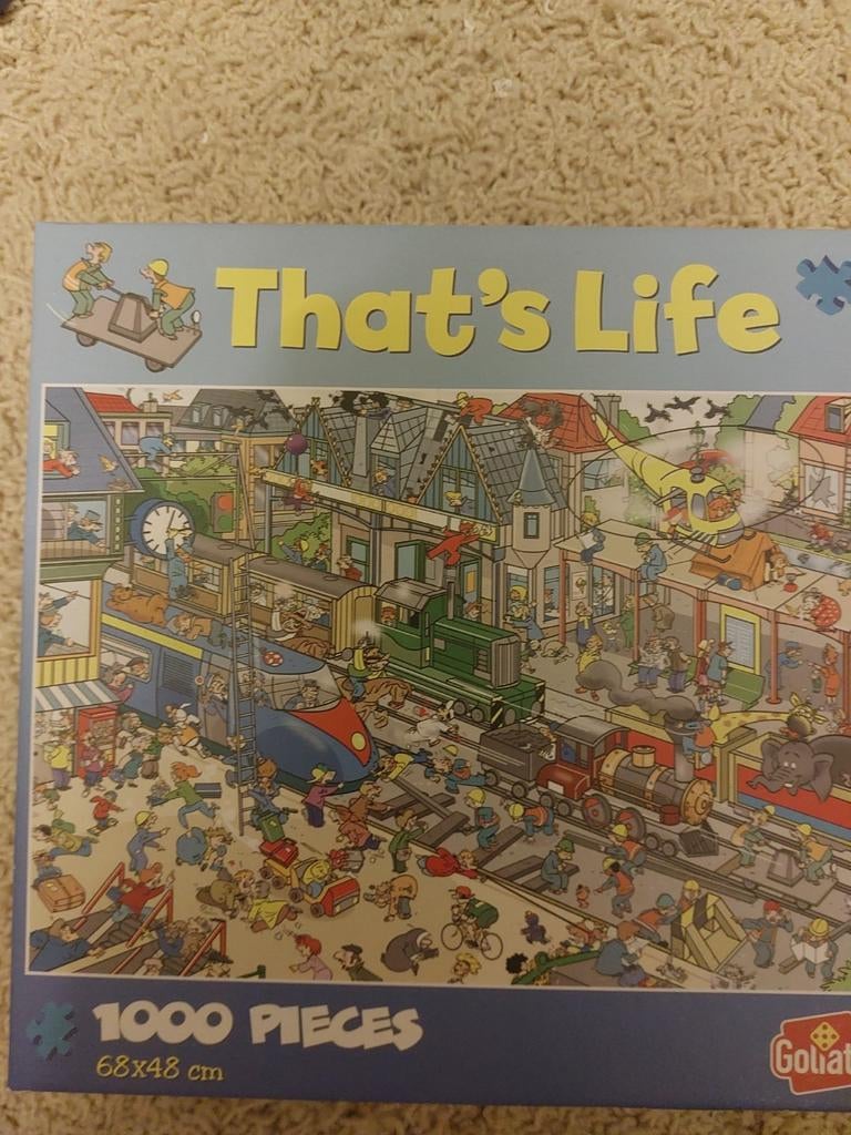 That's Life Puzzel 1000 Stukjes. Nummer 371336, Ophalen of Verzenden, 500 t/m 1500 stukjes, Zo goed als nieuw, Legpuzzel