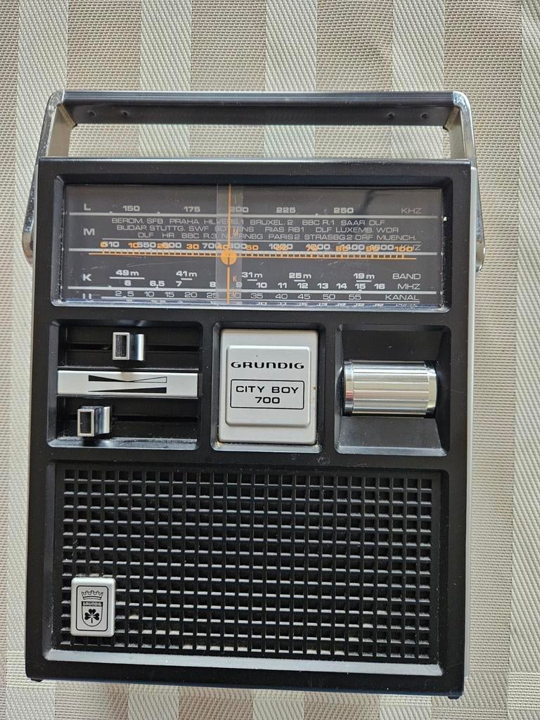 Grundig City Boy 700 Draagbare Radio, Ophalen of Verzenden, Gebruikt, Radio