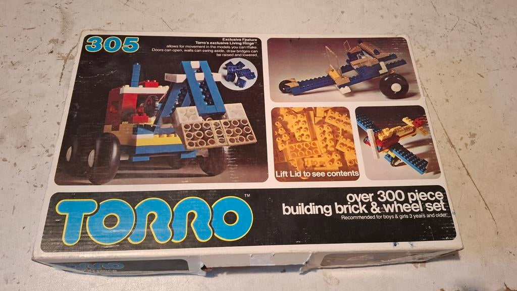 Torro 305 building brick & wheel set, Ophalen of Verzenden, Gebruikt, Overige merken