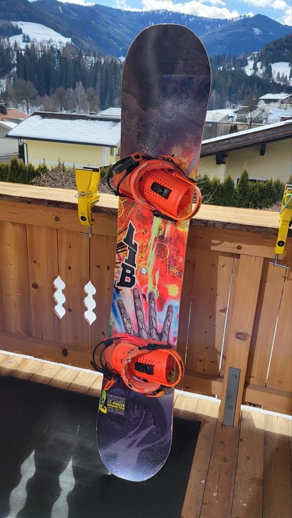 Snowboard Libtech travis rice met bindingen, Ophalen, Gebruikt, Board