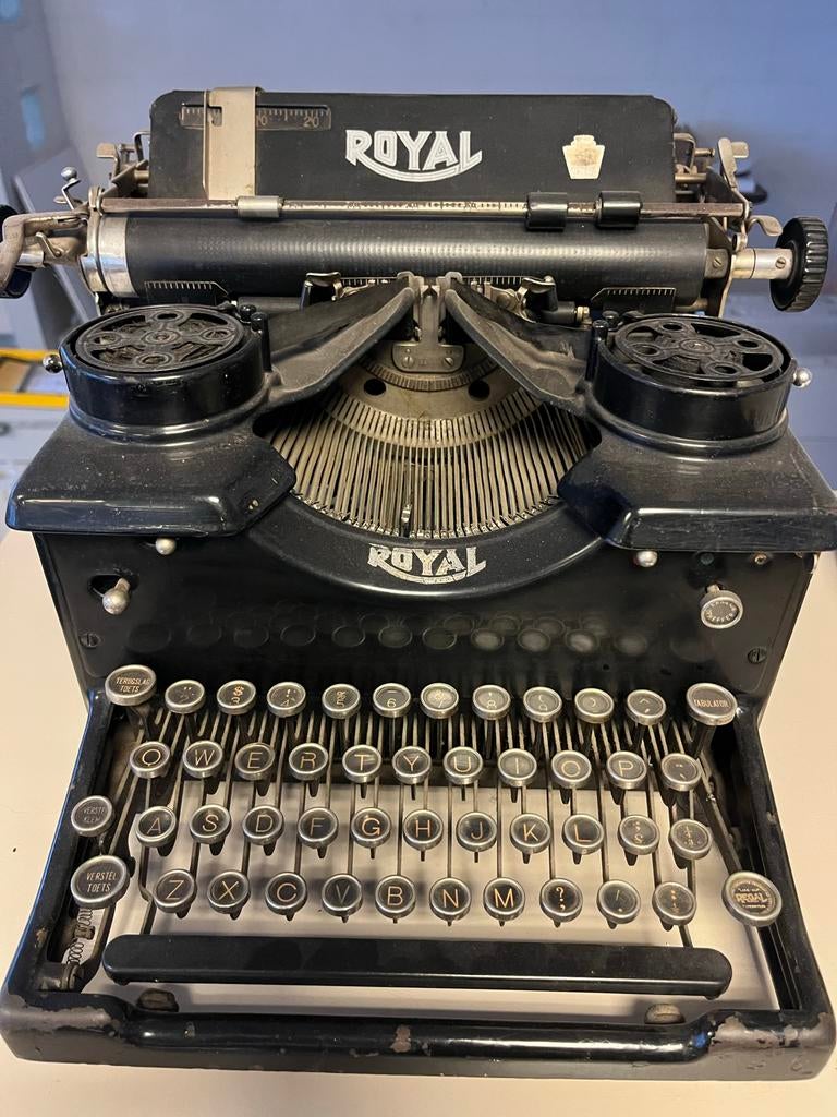 Vintage royal typemachine model 10, Diversen, Typemachines, Ophalen, Gebruikt