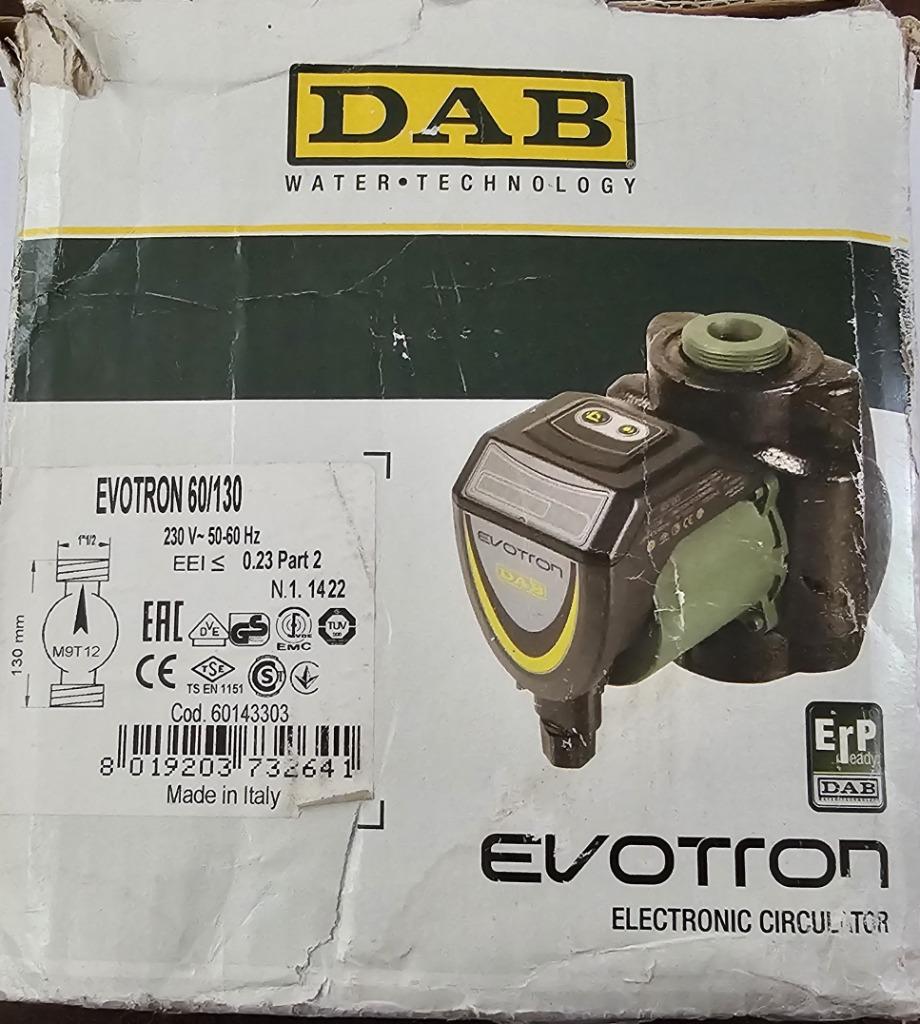 DAB Circulatiepomp cv-pomp Evotron 60/130 nieuw in doos, Minder dan 30 cm, Cv-ketel of Combi-ketel, Nieuw, Minder dan 60 cm
