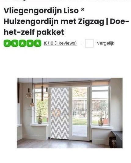 Liso vliegengordijn grijs/wit - aanpasbaar, Gebruikt, 80 tot 100 cm, 215 cm of meer, Hordeur