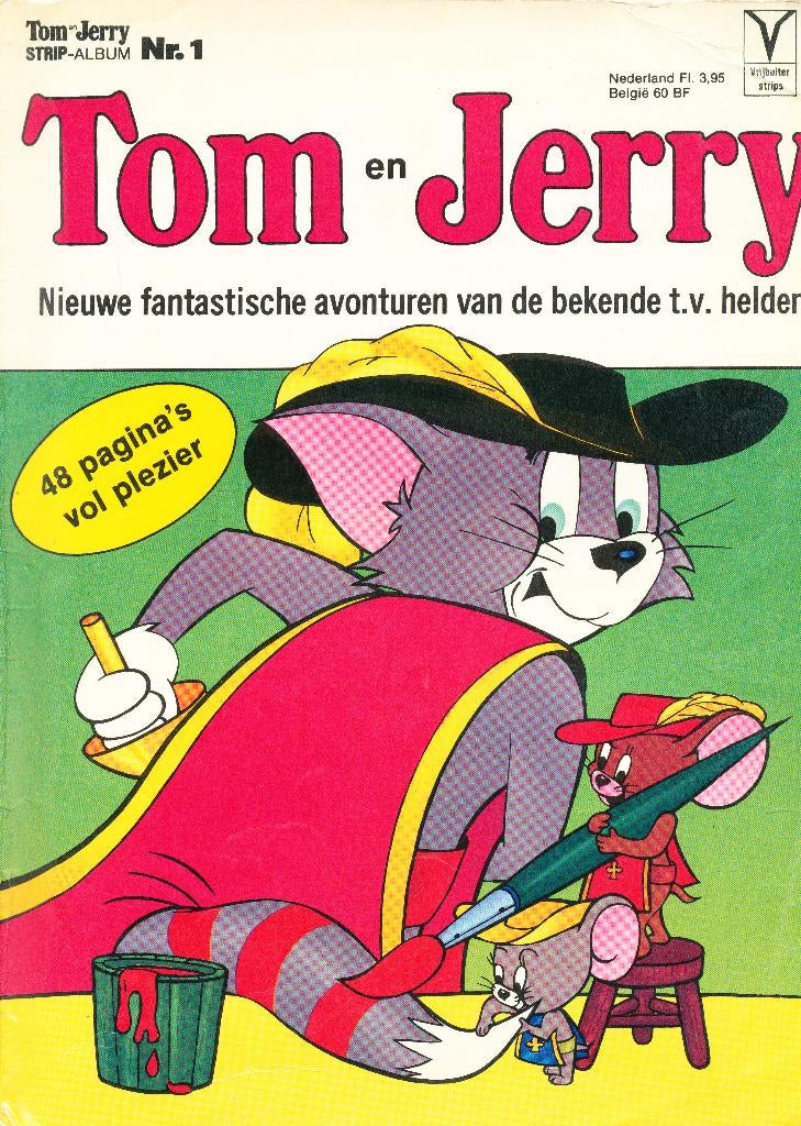 Tom en Jerry nr 1 - Tom en Jerry, Gelezen, Vrijbuiter Strips, Verzenden, Eén stripboek