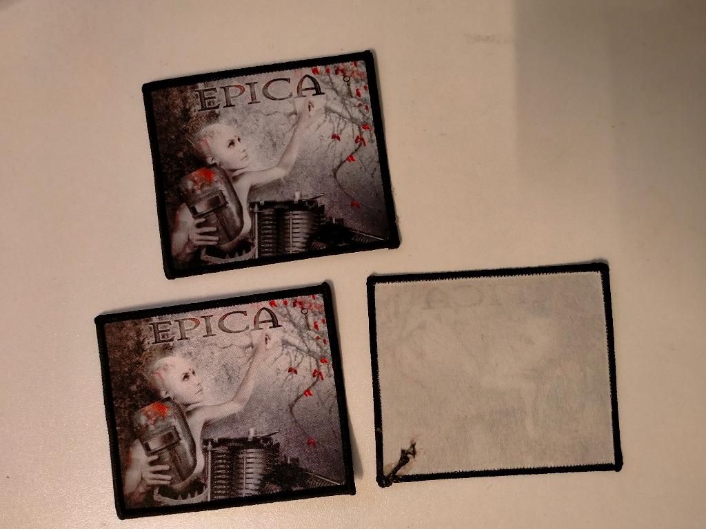 Epica Requiem for the Indifferent gothic Metal logo patch, Verzamelen, Ophalen of Verzenden, Nieuw, Kleding