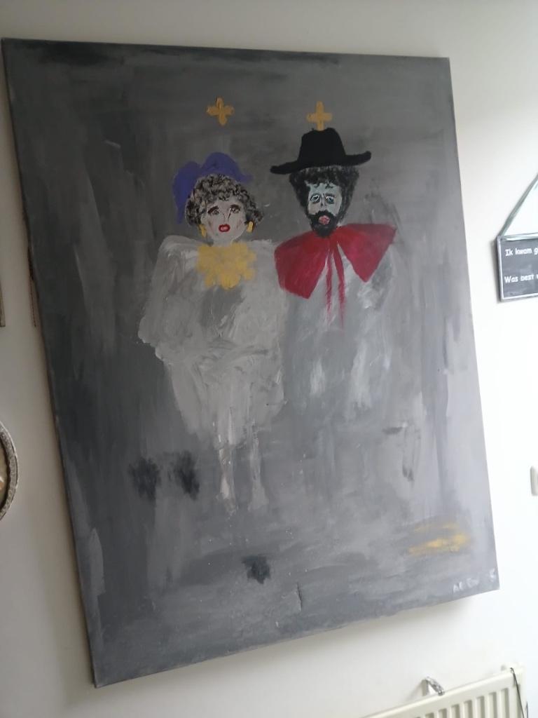 Schilderij, Antiek en Kunst, Kunst | Schilderijen | Klassiek, Ophalen