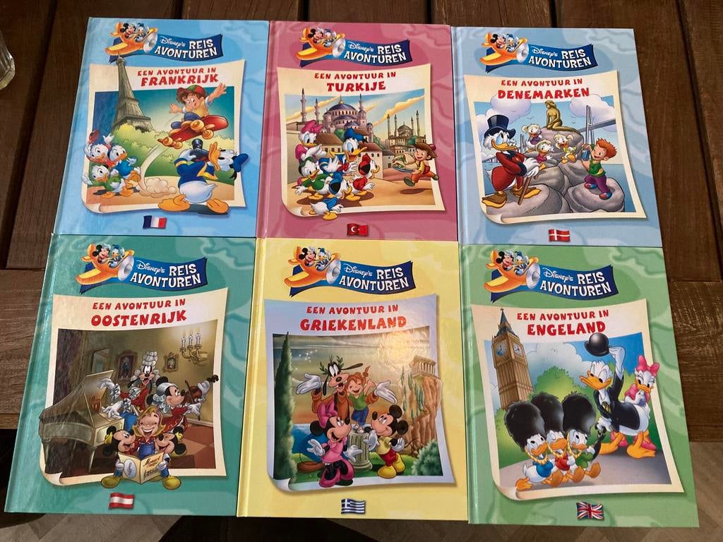 Disney’s/donald duck reis avonturen 6 delen landenboeken, Boeken, Strips | Comics, Meerdere comics, Ophalen of Verzenden, Zo goed als nieuw