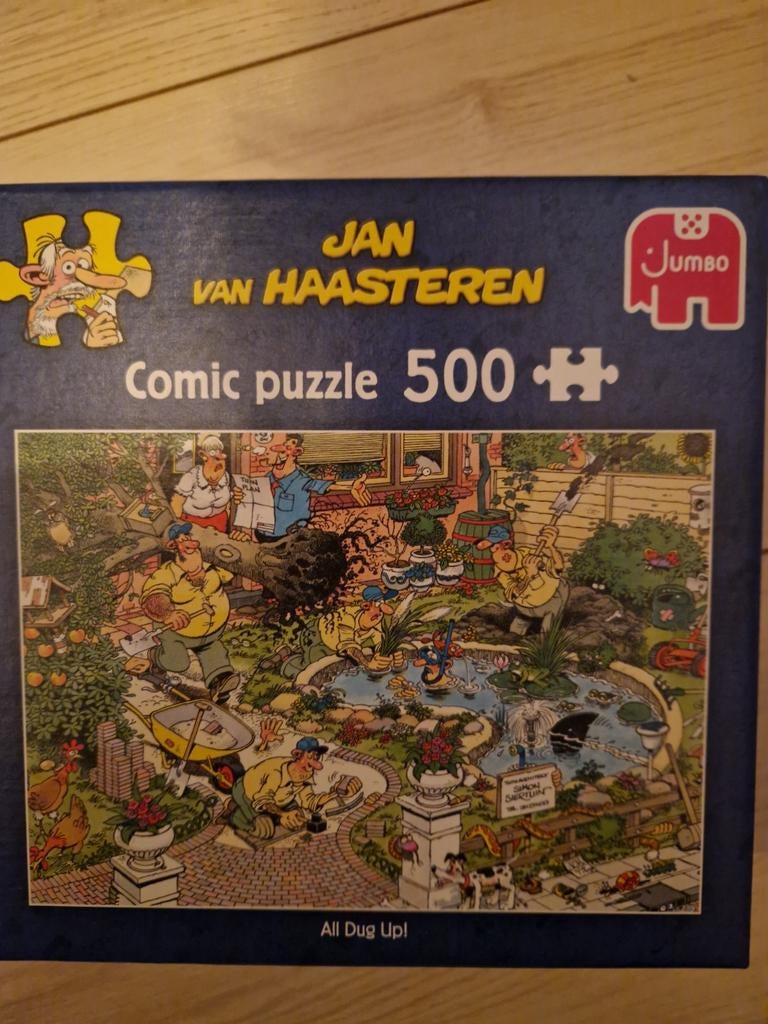 Jan van Haasteren - All Dug Up! - 500 stukjes, Ophalen of Verzenden, 500 t/m 1500 stukjes, Zo goed als nieuw, Legpuzzel