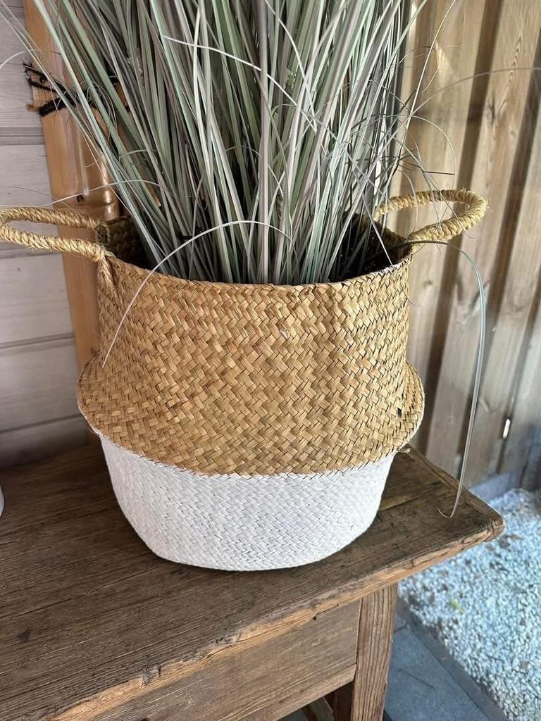 Ibiza mand, Huis en Inrichting, Woonaccessoires | Schalen en Manden, Nieuw, Rond, Ophalen of Verzenden