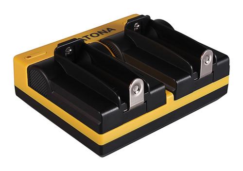 Dual LadegerA$?t Zelle NCR18650B US18650VTC5 US18650VTC6, Verzenden, Nieuw