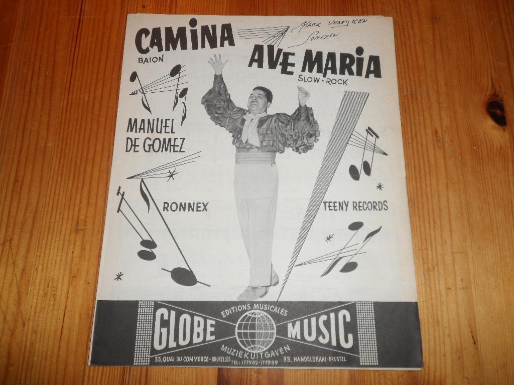 Camina / ave maria - manuel de gomez, Muziek en Instrumenten, Bladmuziek, Gebruikt, Gitaar, Ophalen of Verzenden, Artiest of Componist