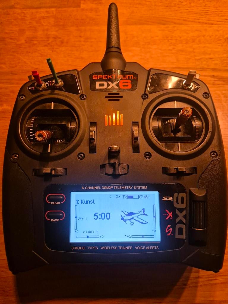Spektrum DX 6, Ophalen