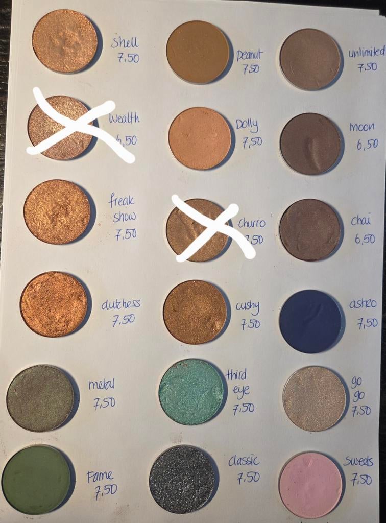 Loye diverse geperste oogschaduw, Sieraden, Tassen en Uiterlijk, Uiterlijk | Cosmetica en Make-up, Ophalen of Verzenden, Ogen