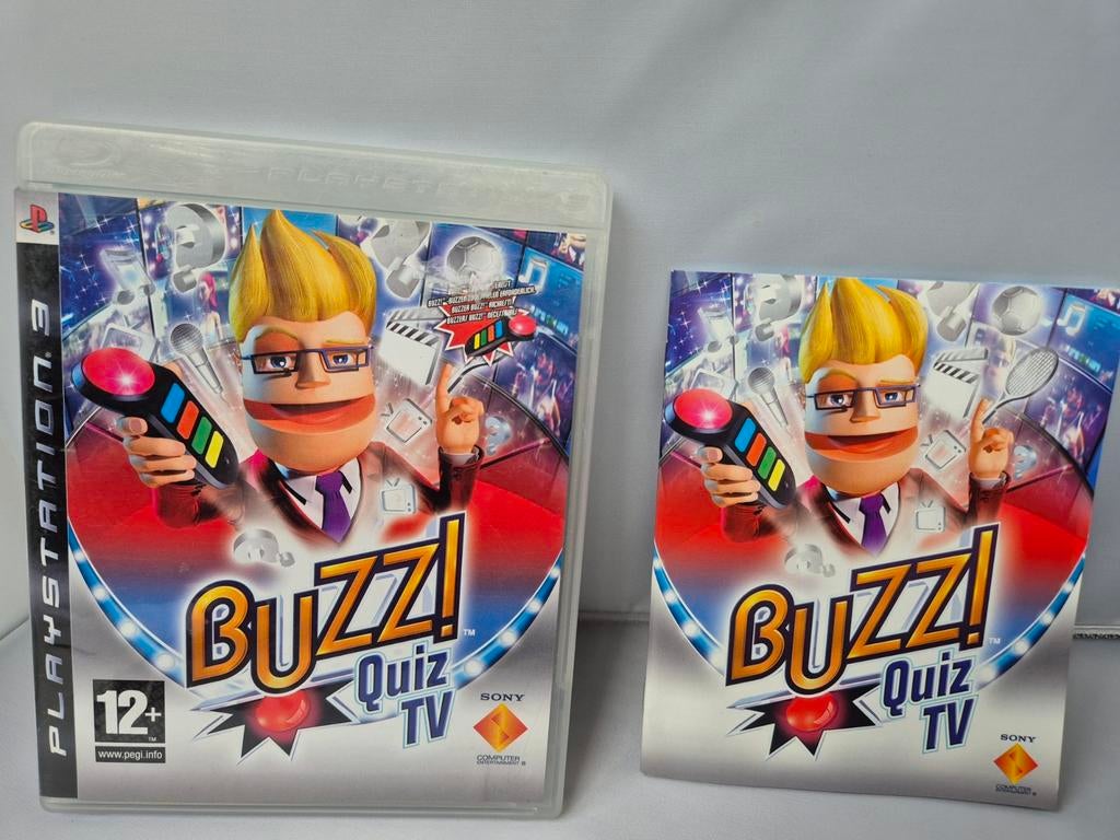 Buzz Quiz TV ps3, Spelcomputers en Games, Games | Sony PlayStation 3, Muziek, 1 speler, Ophalen of Verzenden, Zo goed als nieuw