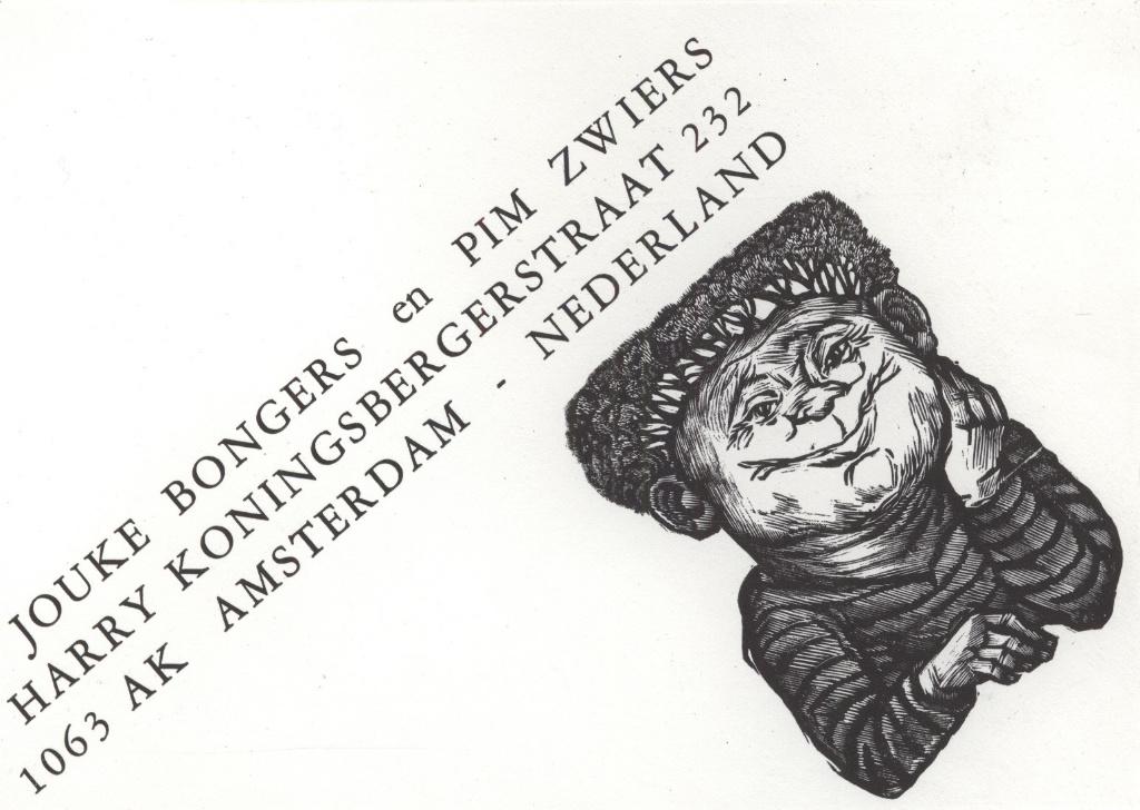 0651 Ex Libris Nederland : Lou Strik, 1983, Antiek en Kunst, Verzenden