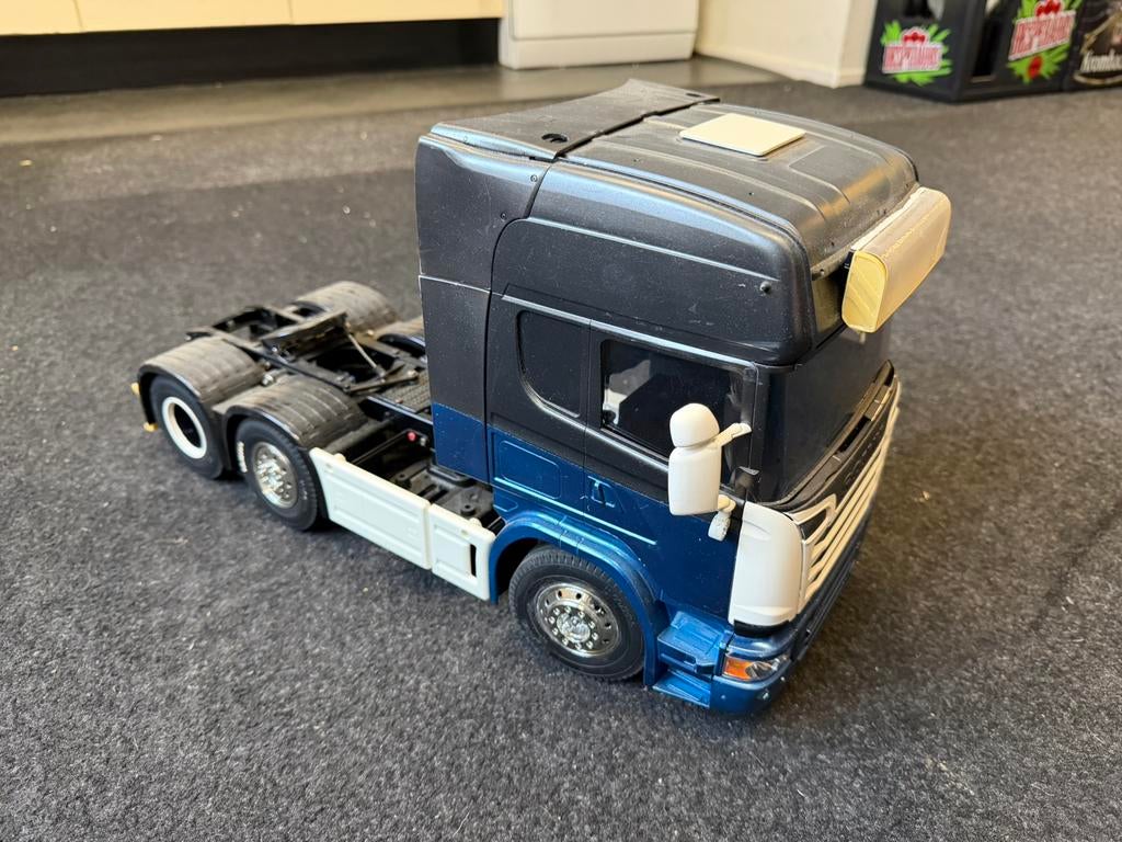 Tamiya scania, Ophalen, Zo goed als nieuw, Bus of Vrachtwagen, Overige merken