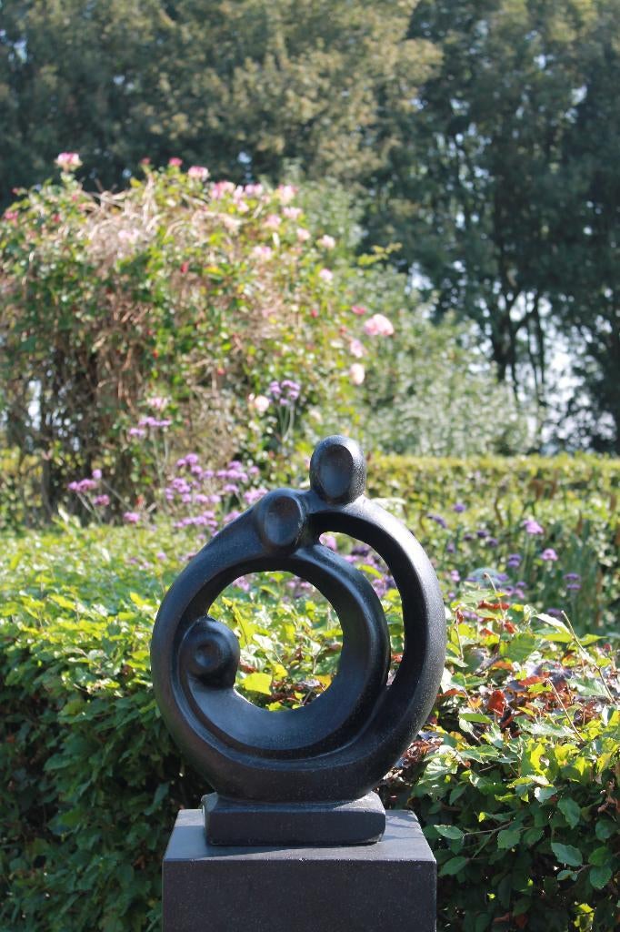 Beeld tuinbeeld sculptuur Family mooi cadeau Terrazzo nieuw, Ophalen, Nieuw, Overige materialen, Mensenbeeld