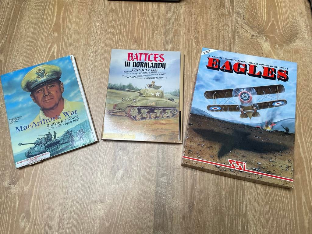 3x Apple II game boxes (geen floppies helaas), Computers en Software, Ophalen