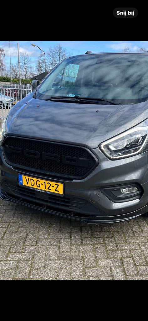 Ford Transit Custom Raptor grill mat zwart 2018-2023, Voor, Nieuw, Ophalen of Verzenden, Ford