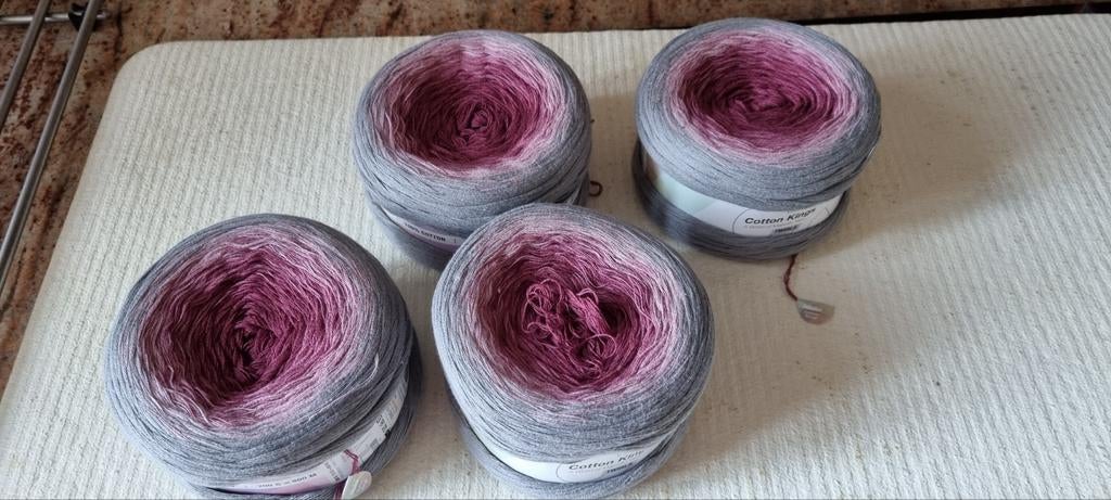 4 bollen cotton kings twirls, Ophalen, Nieuw, Overige materialen, Minder dan 25 cm